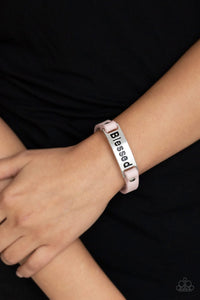 Count Your Blessings Bracelet - Pink -  "Blessed"