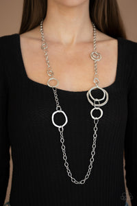 Amped Up Metallics Necklaces - Silver