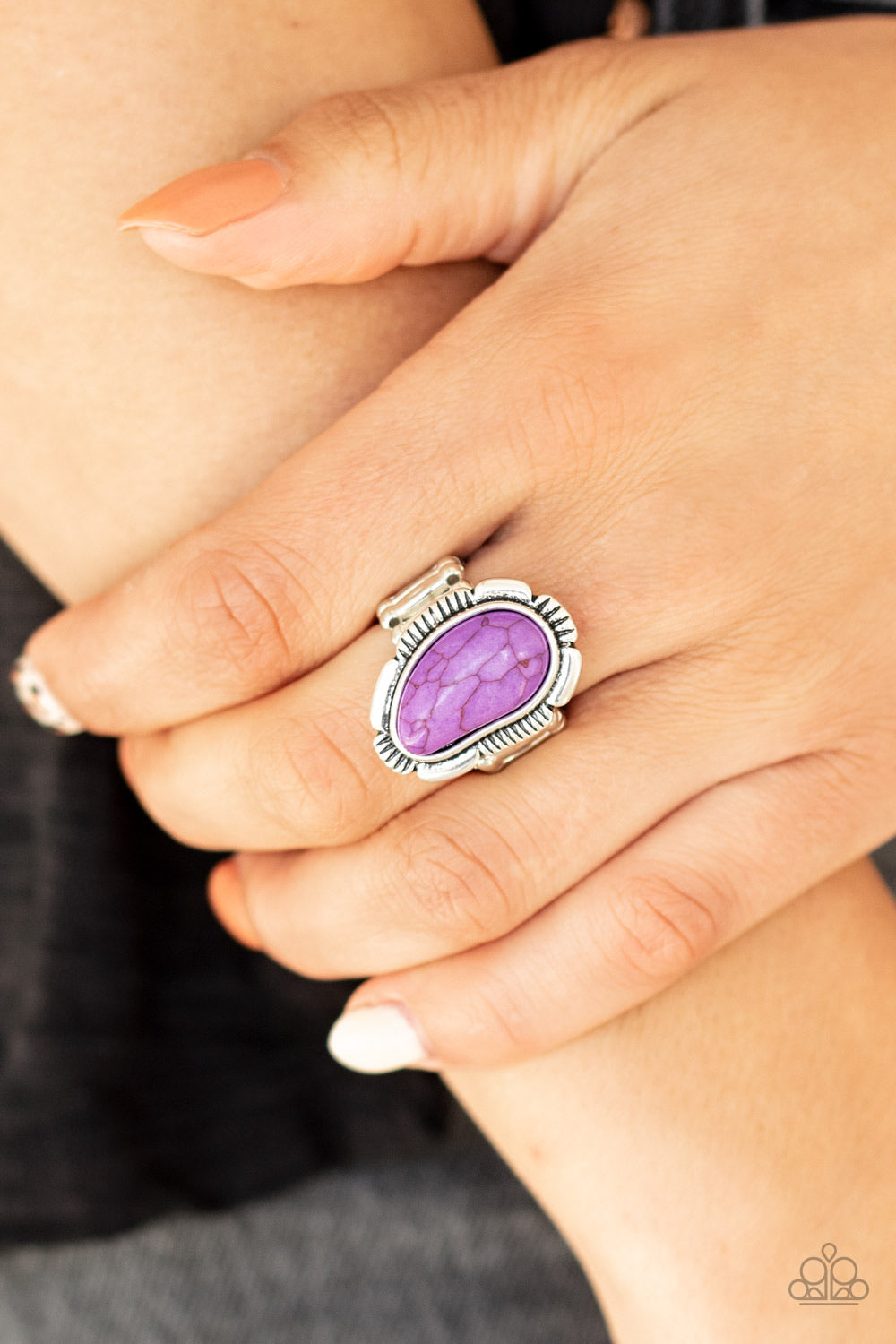 Mineral Mood Ring - Purple