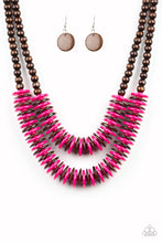 Load image into Gallery viewer, Dominican Disco Necklace - Pink
