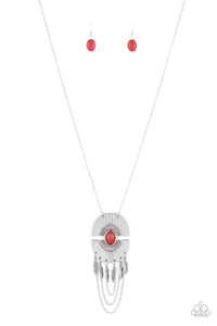 Desert Culture Necklace - Red