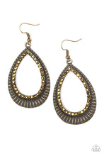 Load image into Gallery viewer, Right As REIGN Earrings - Brass
