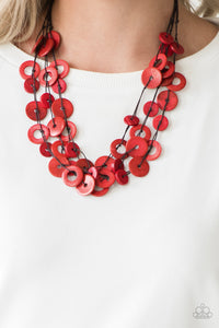 Wonderfully Walla Walla Necklace - Red