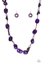 Load image into Gallery viewer, Waikiki Winds Necklace - Purple

