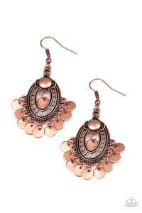 Chime Chic Earrings - Copper