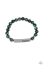 Load image into Gallery viewer, Faith In All Things Bracelet - Green - &quot;Faith&quot;
