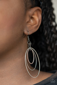 Shimmer Surge Earrings - Black