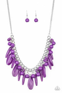 Miami Martinis Necklace - Purple