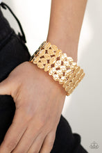 Load image into Gallery viewer, Tectonic Texture Bracelet - Gold
