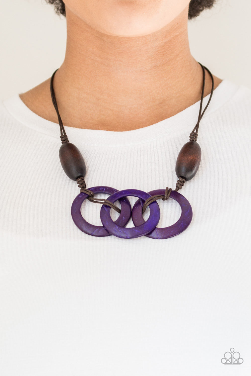 Bahama Drama Necklace - Purple