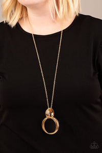 My Ears Are Ringing Necklace  - Gold