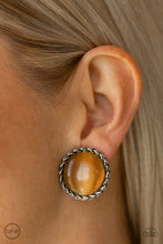 Load image into Gallery viewer, Get Up and GLOW Clip-On Earrings - Brown
