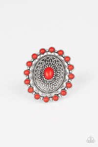 Mesa Mandala Ring - Red