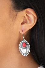 Load image into Gallery viewer, Mountain Montage Earrings - Red
