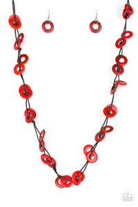 Waikiki Winds Necklace - Red