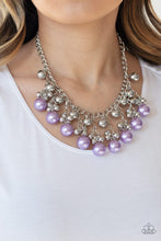 Load image into Gallery viewer, Pearl Appraisal Necklace - Purple
