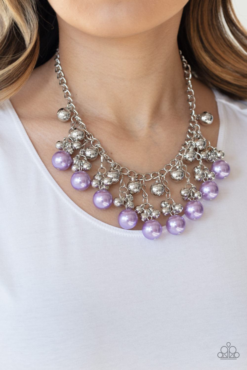 Pearl Appraisal Necklace - Purple