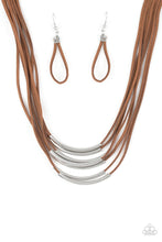 Load image into Gallery viewer, Walk The WALKABOUT Necklace - Brown
