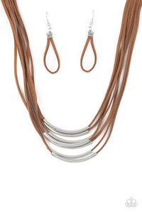 Walk The WALKABOUT Necklace - Brown