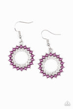 Load image into Gallery viewer, Wreathed In Radiance Earrings - Purple
