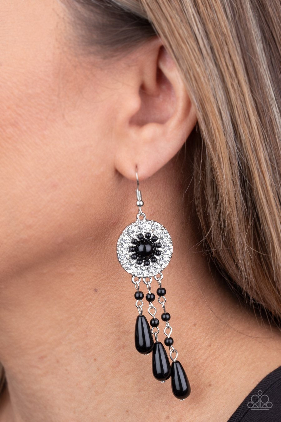 Dreams Can Come True Earrings - Black