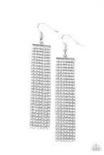 Load image into Gallery viewer, Top-Down Shimmer Earrings - White
