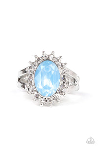 Iridescently Illuminated Ring - Blue