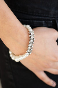 Traffic-Stopping Sparkle Bracelet - White