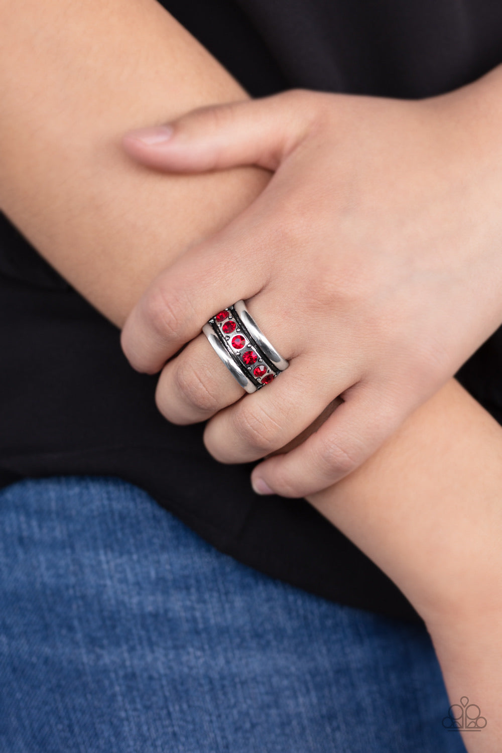 Dauntless Shine Ring - Red