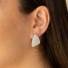 Supreme Sheen Earrings - White