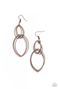 Endless Echo Earrings - Copper