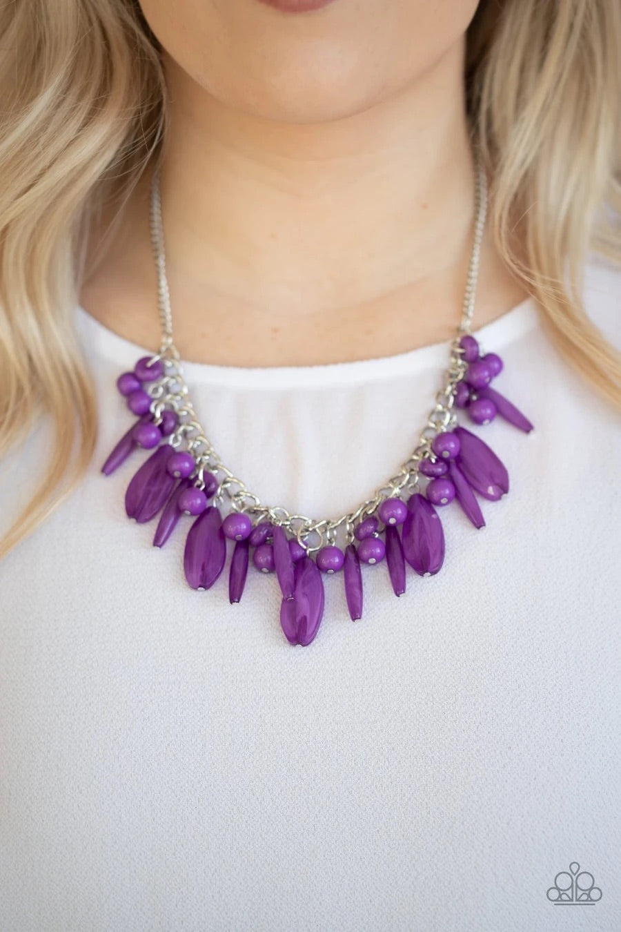 Miami Martinis Necklace - Purple