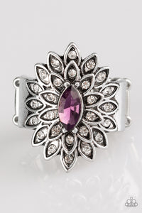 Blooming Fireworks Ring - Purple