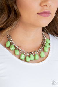 Take The COLOR Wheel! Necklace - Green