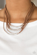 Load image into Gallery viewer, Walk The WALKABOUT Necklace - Brown
