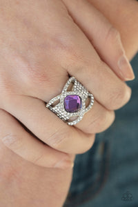 Triple Crown Twinkle Ring - Purple