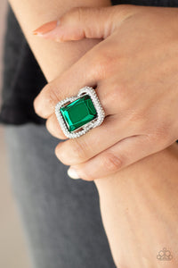 Deluxe Decadence Ring - Green