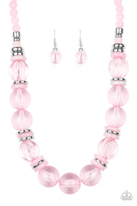 Bubbly Beauty Necklace - Pink