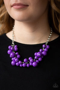 Walk This BROADWAY Necklace - Purple