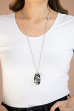 Load image into Gallery viewer, Gemstone Grandeur Necklace - Silver

