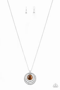 A Diamond A Day Necklace - Brown