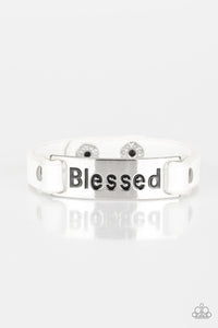 Count Your Blessings Bracelet - White