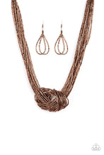 Load image into Gallery viewer, Knotted Knockout Necklace - Copper
