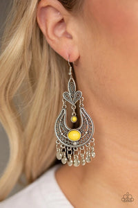 Fiesta Flair Earrings - Yellow