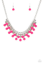 Load image into Gallery viewer, Friday Night Fringe Necklace - Pink
