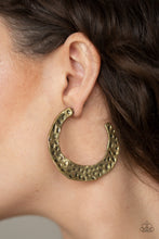 Load image into Gallery viewer, The HOOP Up Earrings - Brass
