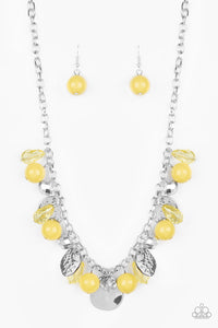 Prismatic Sheen Necklace - Yellow