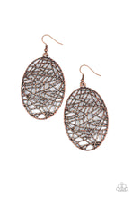 Load image into Gallery viewer, Way Out of Line Earrings - Copper
