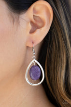 Load image into Gallery viewer, Seasonal Simplicity Earrings - Purple
