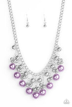 Load image into Gallery viewer, Pearl Appraisal Necklace - Purple
